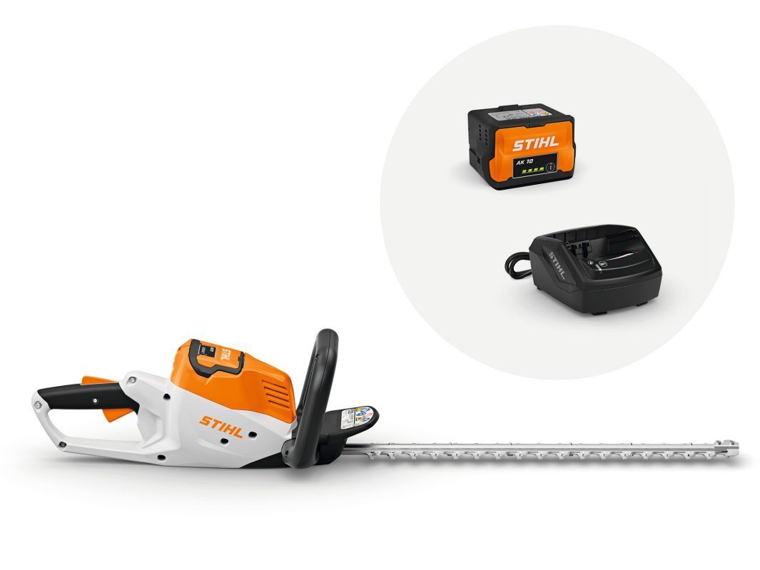 STIHL HSA 50 Battery Powered Hedge Trimmer With Battery And Charger
