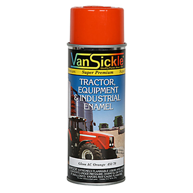 Van Sickle A.C. Orange Tractor & Equipment Enamel Spray Paint