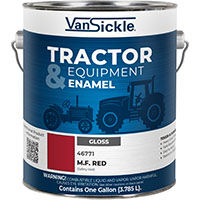 Van Sickle Paint Tractor & Equipment Flat Black Enamel Spray