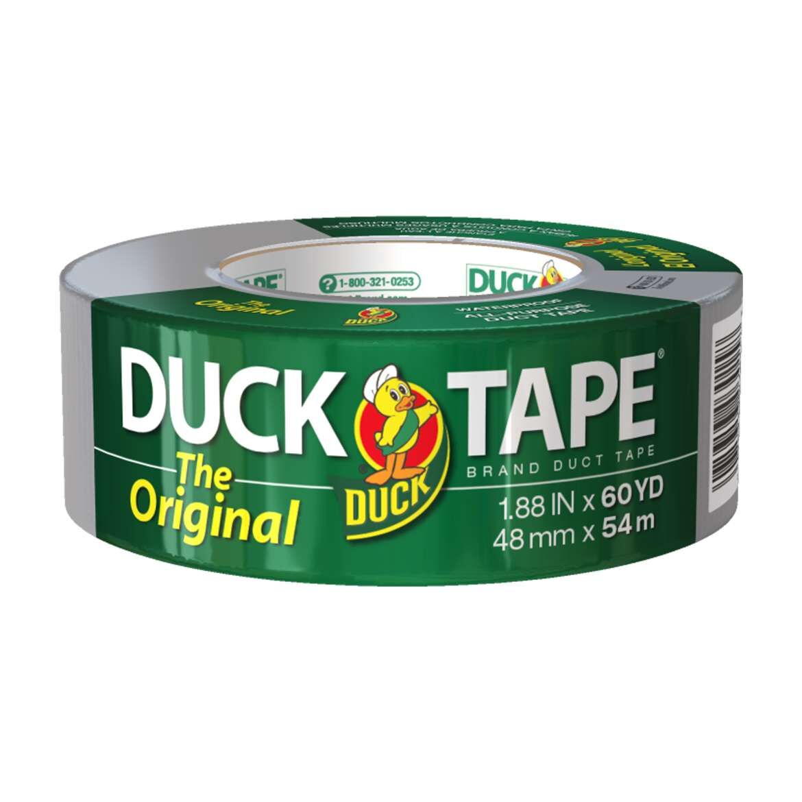Duck Brand Silver Duct Tape, 1.88-In x 60-Yd
