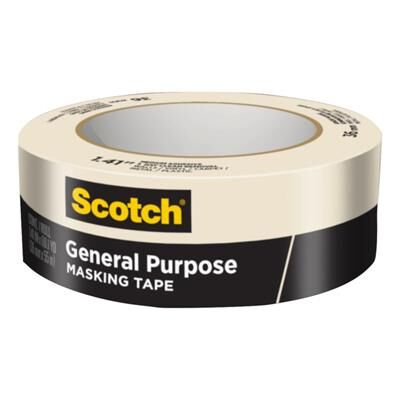 Scotch General Purpose Masking Tape, 1 1/2-In X 60-Yd