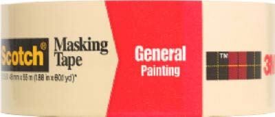 Scotch General Purpose Masking Tape, 2-In X 60-Yd