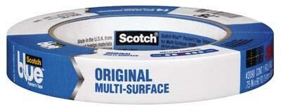 3M Scotch Blue Masking Tape 3/4-In X 60-Yd