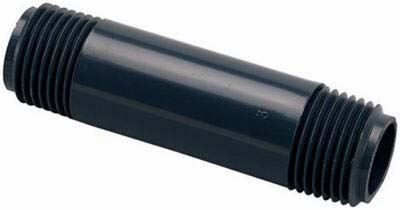 BK Products Underground Sprinkler PVC Nipple - Molded Gray