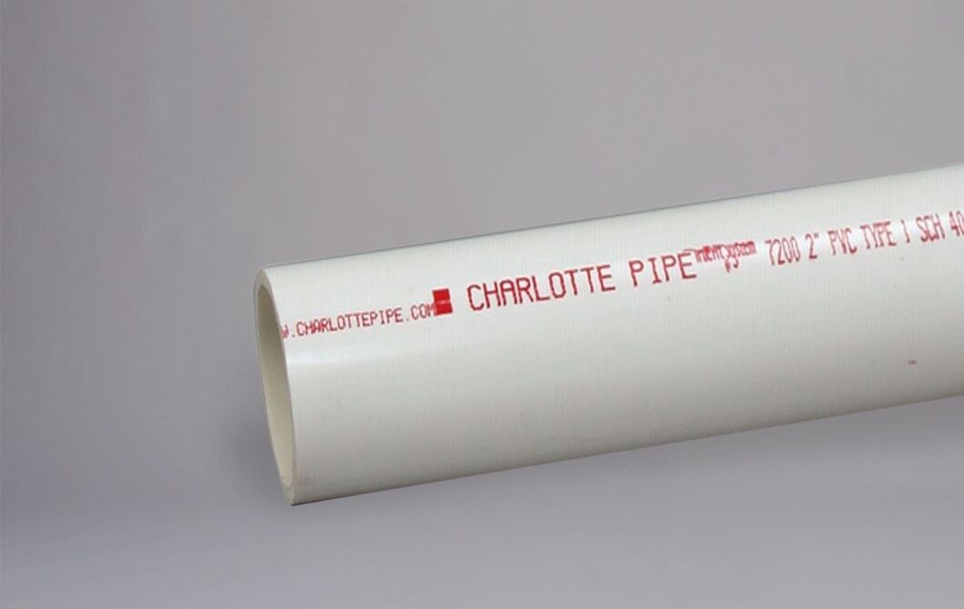 Charlotte Pipe Schedule 40 PVC DWV Pipe, 3-In x 2-Ft