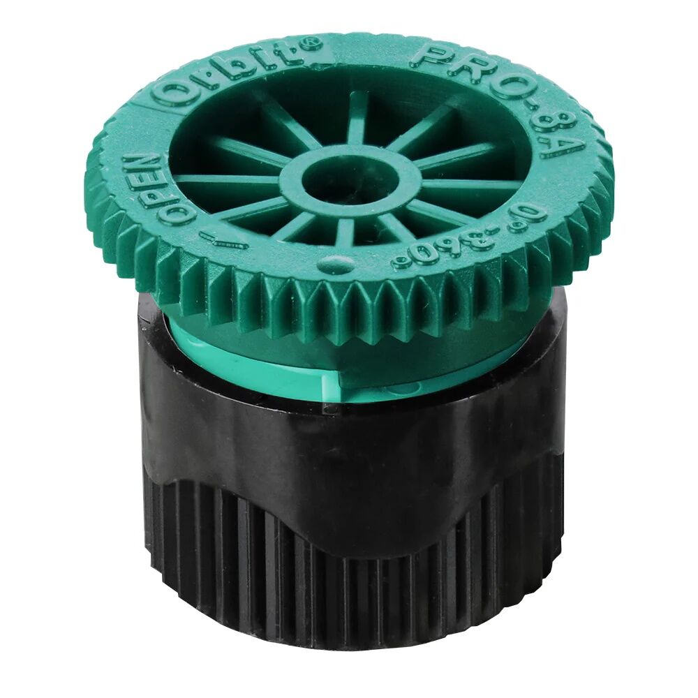 Orbit Adjustable 0°-360° Pattern Sprinkler Spray Nozzle, 8-Ft