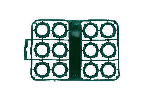 Orbit Green Vinyl Hose Washers Sheet, 12-Pc