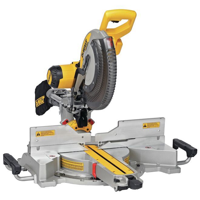 DEWALT 49° Double-Bevel Sliding Compound Corded Miter Saw, 12-In