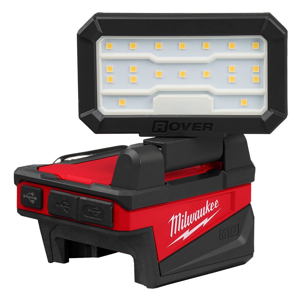Milwaukee M18 Rover Compact Folding Flood Light With USB Charging, 1000-Lm (Tool Only)