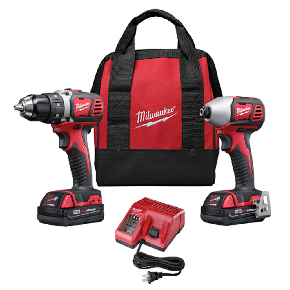 Milwaukee M18 Drill Driver & Hex Impact Driver 2-Tool Combo Kit