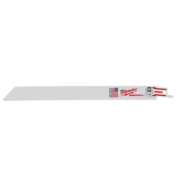 Milwaukee Sawzall Standard Metal Blade, 18 TPI, 9-In, 5-Pk