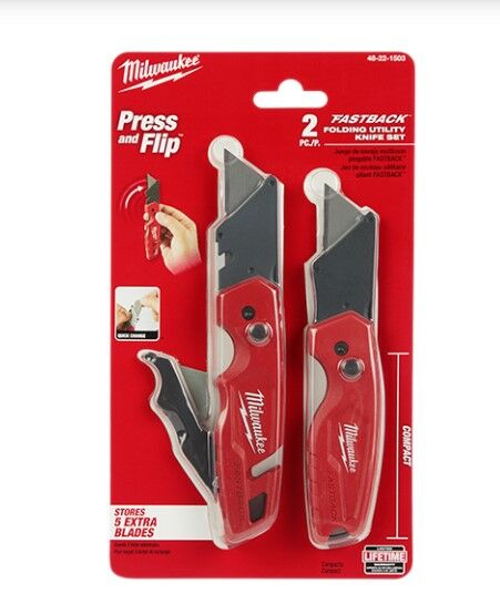 Milwaukee FASTBACK Folding Utility Knife Set