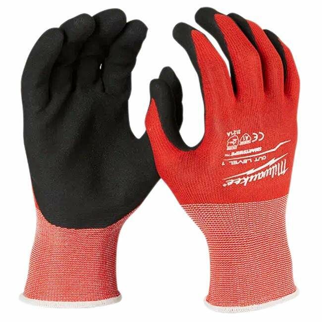 Milwaukee Cut Level 1 Nitrile Dipped Gloves - Medium