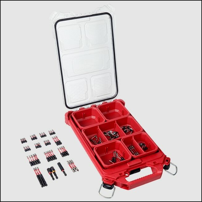 Milwaukee Shockwave Packout-100 Piece Kit