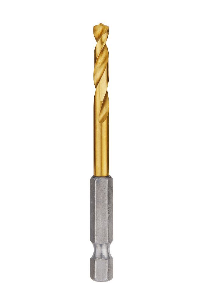 Milwaukee Shockwave Impact Duty Red Helix Titanium Drill Bit, 3/16-In
