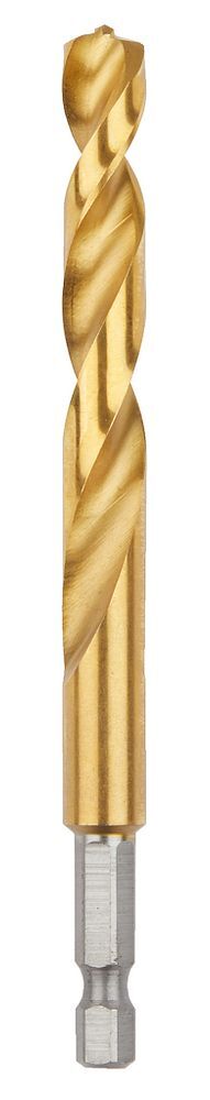 Milwaukee Shockwave Impact Duty Red Helix Titanium Drill Bit, 3/8-In