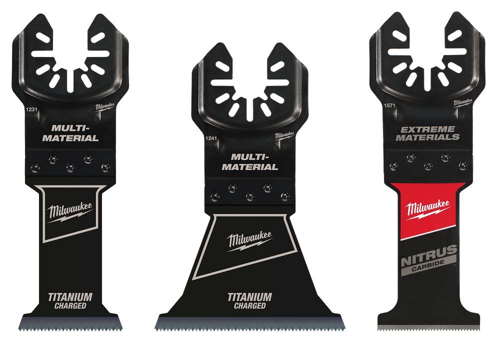 Milwaukee Open-Lok Oscillating Multi-Material Universal Fit Blade Set, 3-Pc