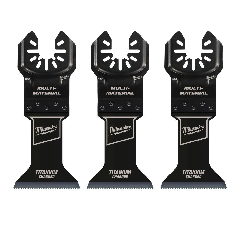 Milwaukee Open-Lok Oscillating Bi-Metal Multi-Material Universal Fit Blade, 1 3/4-In, 3-Pk