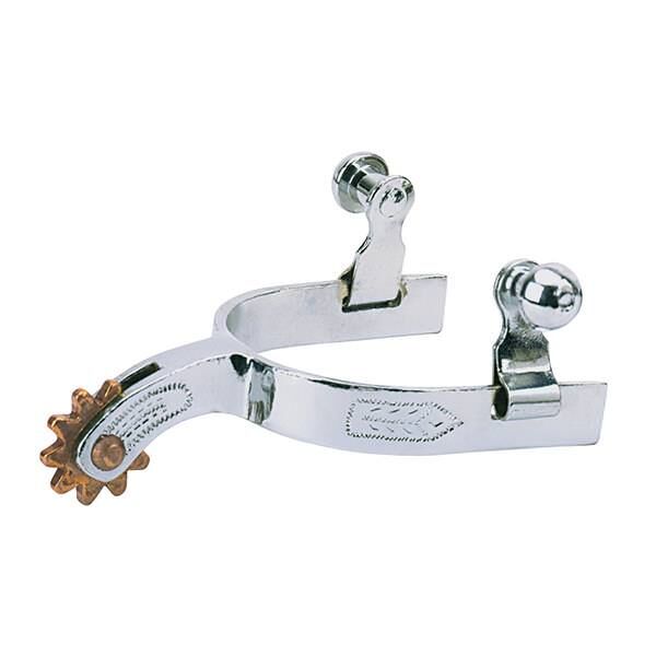 Weaver Leather Youth Spurs with Engraved Band
