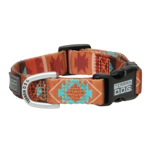 Terrain D.O.G. Large Lost Creek Premium Patterned Snap-N-Go Adjustable Dog Collar