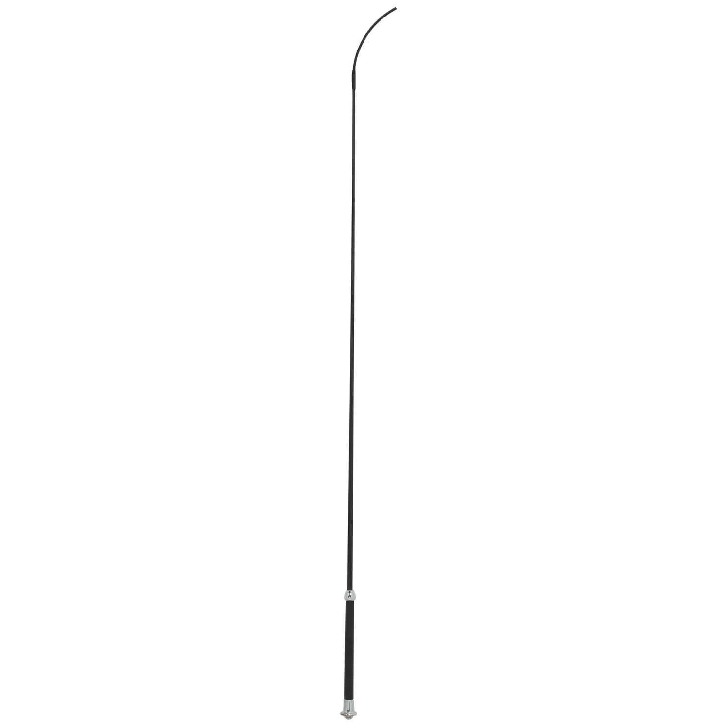 Weaver Livestock Basic Whip with Chrome Tipped Handle, 36-In