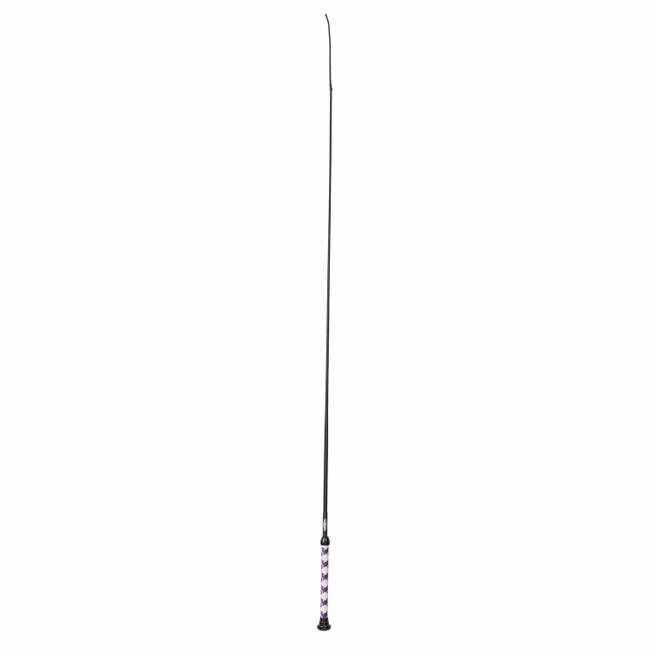 Weaver Livestock Braided Basic Whip - Purple/White