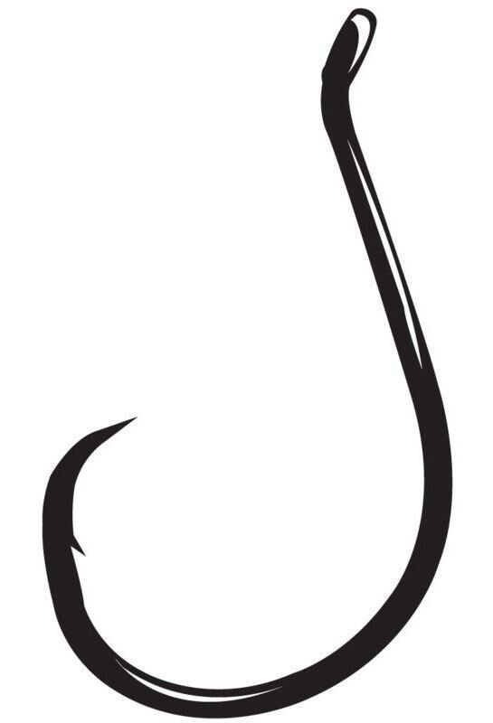 Gamakatsu 6 Pack Octopus Circle Hook #2/0 - Black