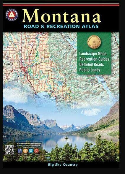 Benchmark Maps Montana Road & Recreation Atlas 2016