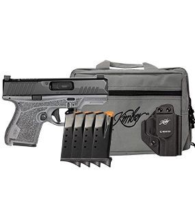 Kimber R7 Mako 9mm Sub Compact Gray Optics Ready Pistol Bundle, 10-Rd