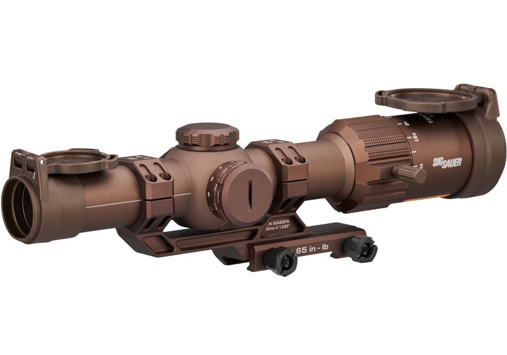 Sig Sauer Tango-MSR LPVO 1-6x24mm Coyote Tan Riflescope With Mount