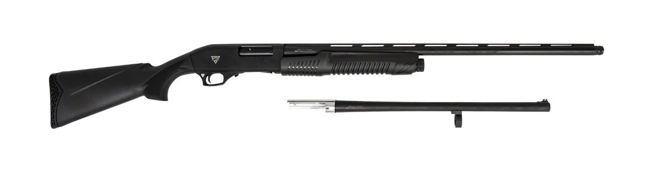 Puma 2 In 1 12 Gauge 28" Black Synthetic Pump Action Shotgun, 4-Rd