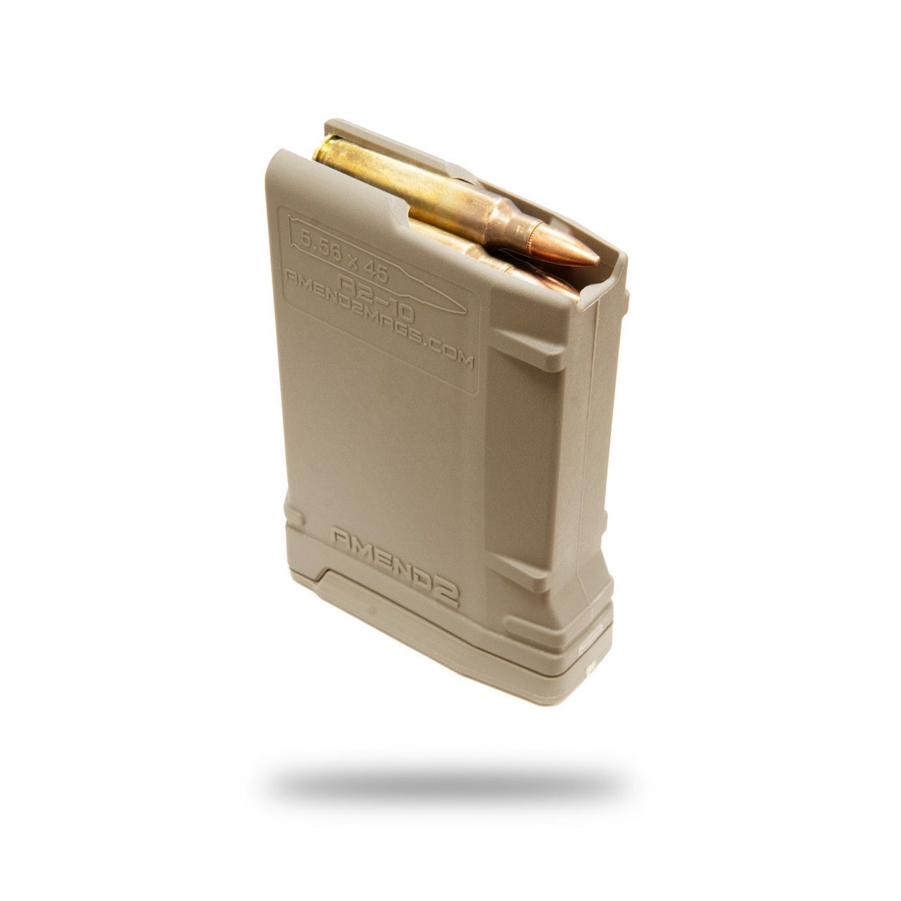 Amend 2 AR-15 5.56 Nato Mod-2 FDE Rifle Magazine, 10-Rd