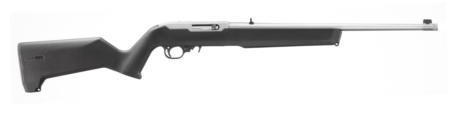 Ruger 10/22 .22 LR 18.5" Magpul Black/Stainless Semi-Auto Carbine, 10-Rd