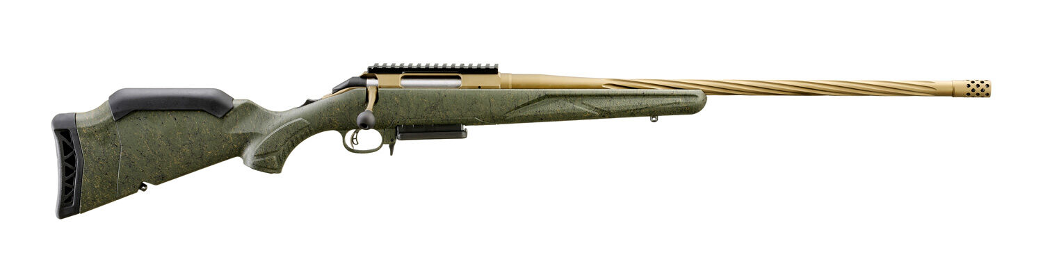 Ruger American Rifle Generation II Predator 6.5 Creedmoor 22" Green Bronze Bolt Action Rifle, 3-Rd