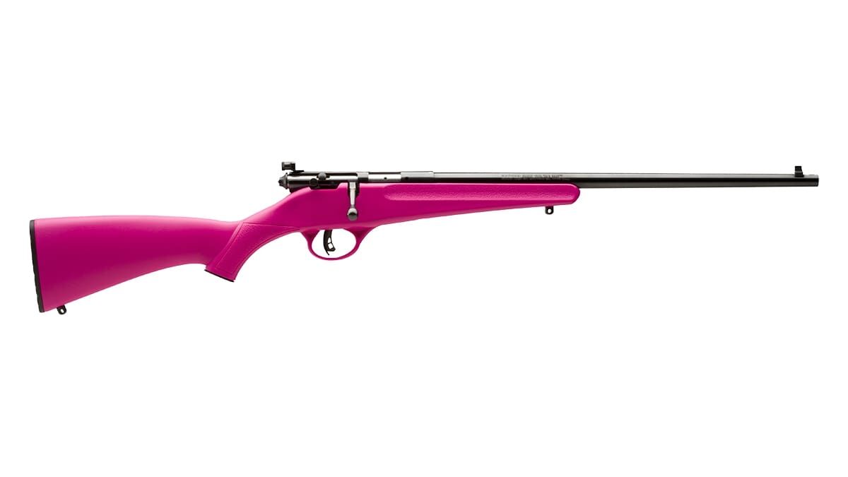 Savage Arms Rascal .22 LR 16.13" Pink Bolt Action Rifle, 1-Rd