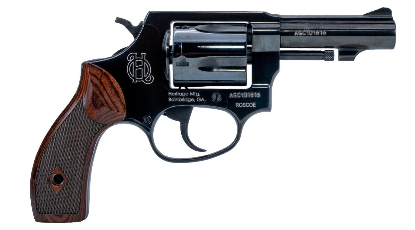 Heritage Roscoe Wood .38 Special +P 3" 5-Shot Revolver