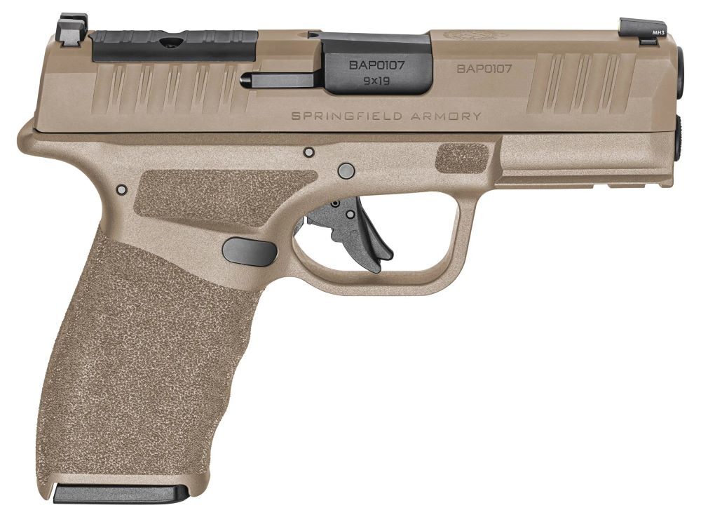 Springfield Armory Hellcat Pro OSP 9mm Compact FDE Optics Ready Pistol, 17-Rd