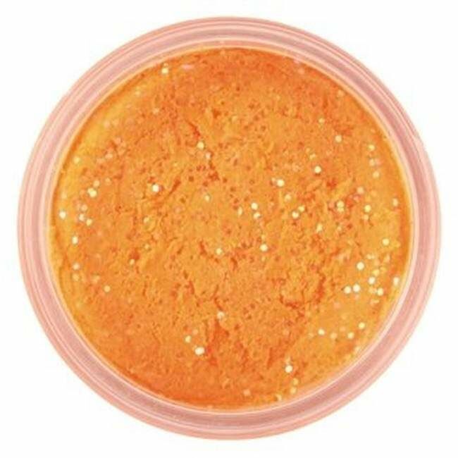 Berkley PowerBait Glitter Chroma-Glow Dough Fish Bait - Orange Glitter