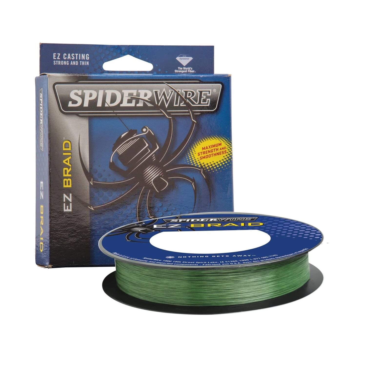 Spiderwire Moss Green EZ Braid Filler Spool, 110-Yd, 15-Lb