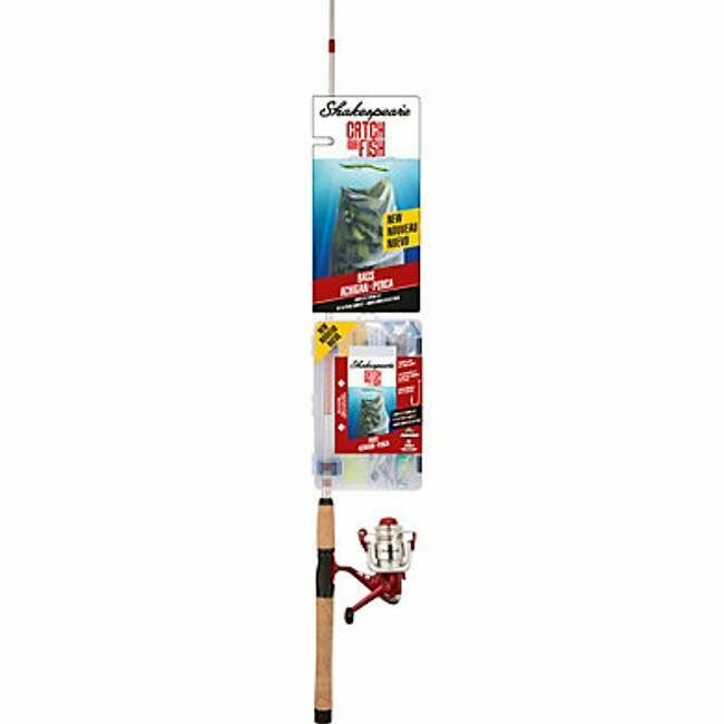 Shakespeare Catch More Fish Bass Spinning Combo
