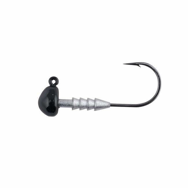Berkley 1/8 oz Half Head Jigs Size 1/0 - Black