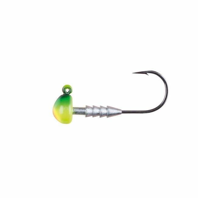 Berkley 1/8 oz Half Head Jigs Size 1/0 - Firetiger