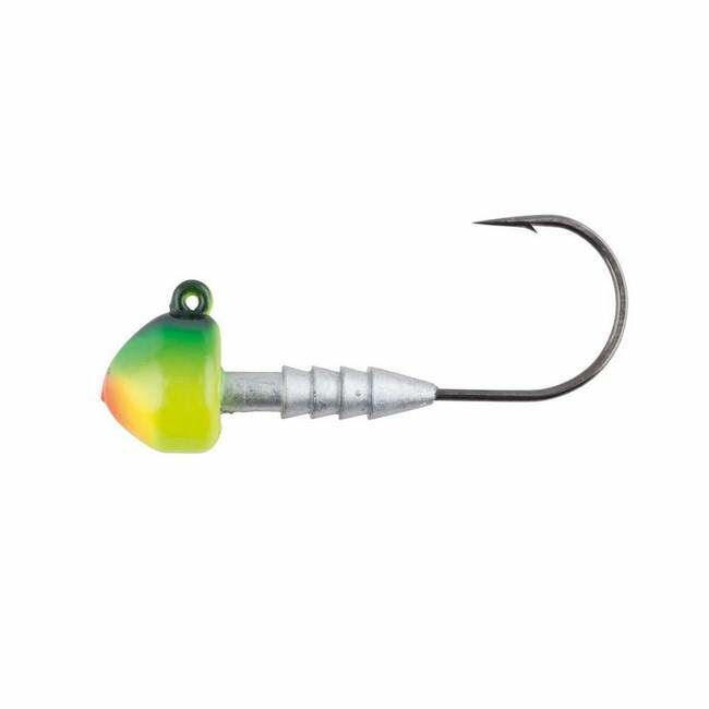 Berkley 1/8 oz Half Head Jigs Size 2/0 - Firetiger