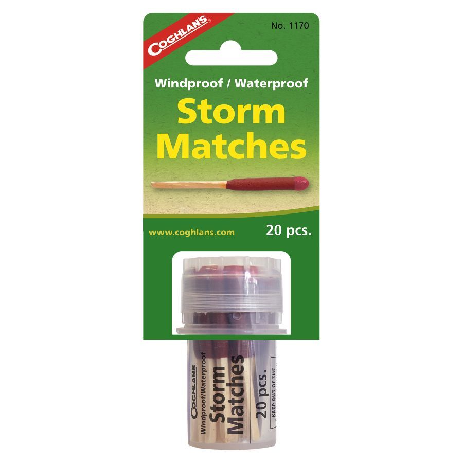 Coghlan's Wind And Waterproof Storm Matches, 20-Pk