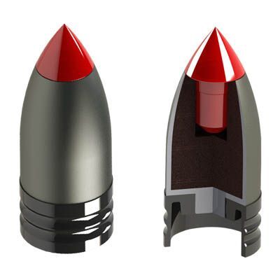 Black Powder .50 Caliber, 300 Grain, Muzzleloading Powerbelt Aerolite Aerotip - 15 Rounds