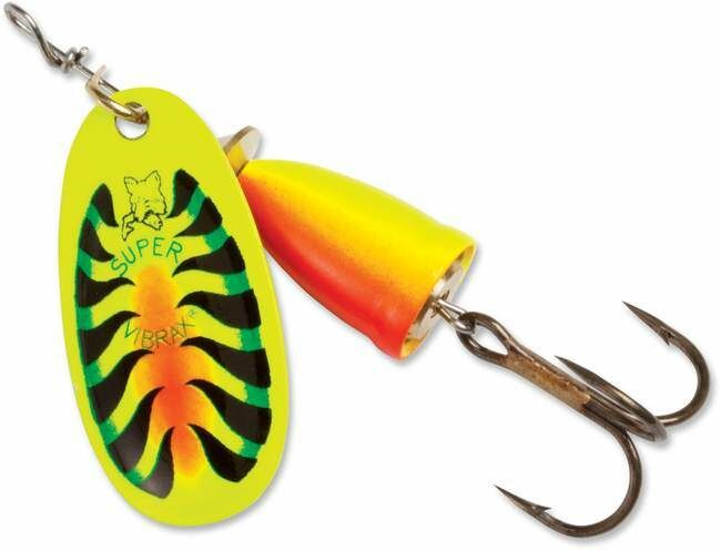 Blue Fox Classic Vibrax Spinner Lure - Firetiger/Firetiger, 1/8 oz