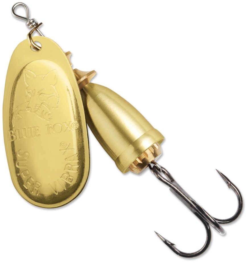 Blue Fox Classic Vibrax Glod/Gold Spinner, #2, 3/16-Oz