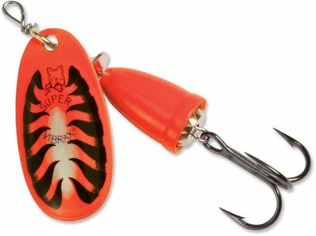 Blue Fox Classic Vibrax Spinner Lure - Red Tiger, 1/4 oz