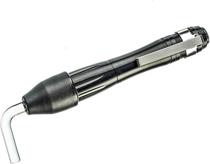 Compact High Beam Bore Flashlight With Fiber-Optic Acrylic Attachment