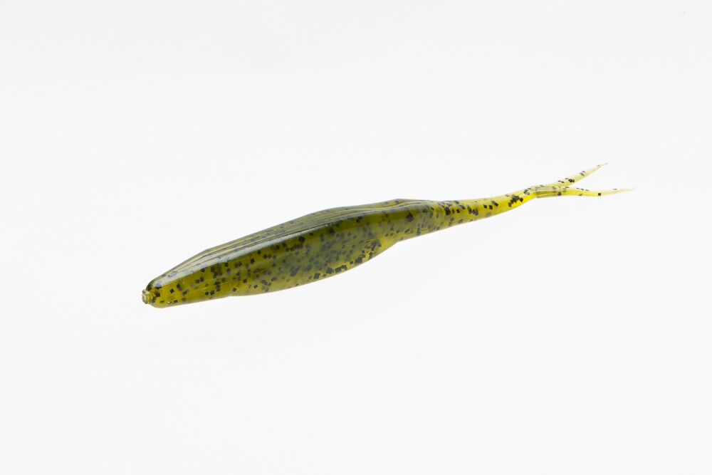 Zoom Bait Watermelon Seed Super Fluke, 5 1/4-In, 10-Pk